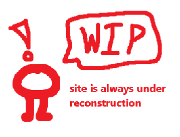 this website is always under reconstruction